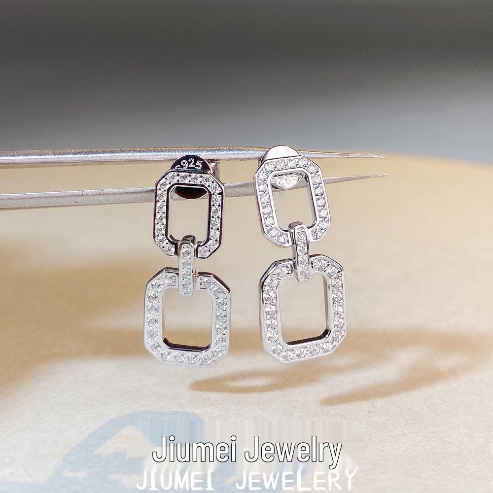 

Zircon Diamond Sterling Silver Earrings - 2022 Korean Design S925 S925 Silver