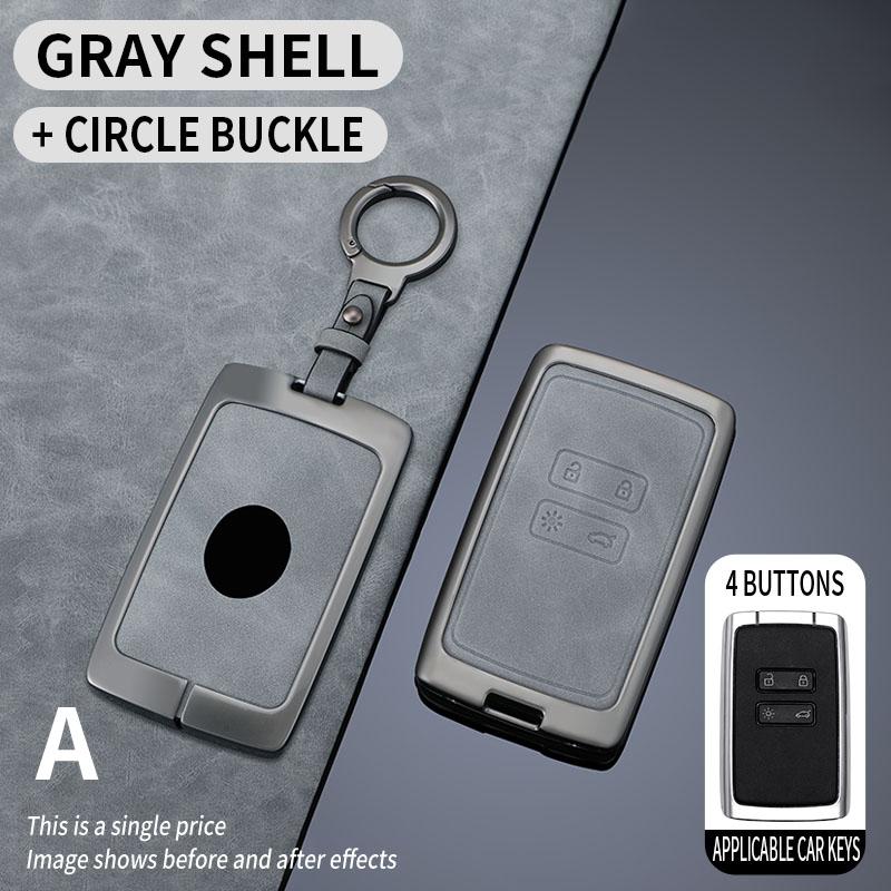 Car Key Case Cover For Renault Austral Kadjar Clio Megane Captur Arkana Koleos Zoe Scenic Dacia Sandain Accessories