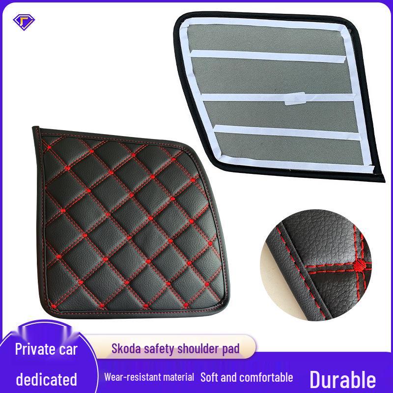 Skoda Kodiaq Seat Belt Pads - Anti-Scratch Car Interior Accessories