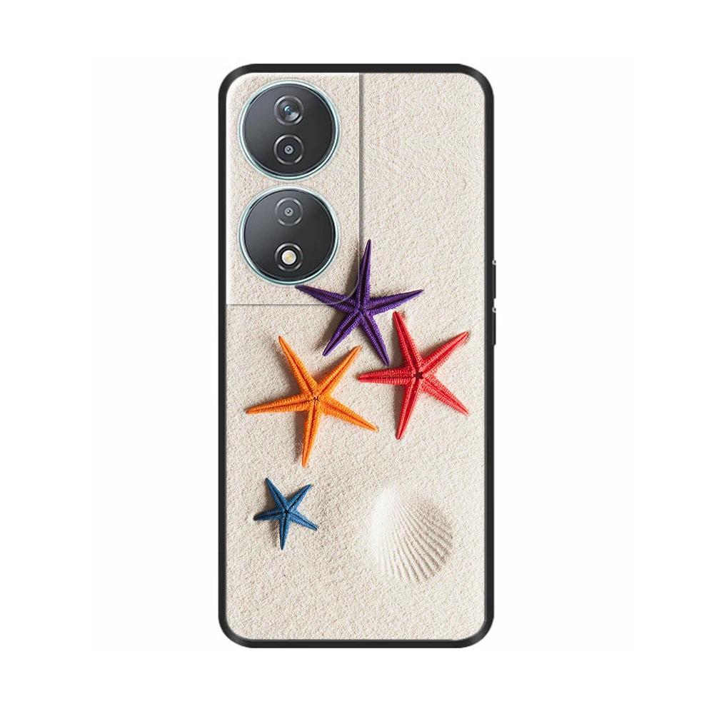 Für Honor X7b Hülle Bemalte Cartoon-Blume Silikon Funda TPU Weiche Abdeckung Für Honor X7B 5G Hüllen Für Honor 90 Smart Schutzhülle