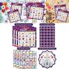 Diwali Party Bingo Game Set With Paper Cards For Kids And Adults Celebration