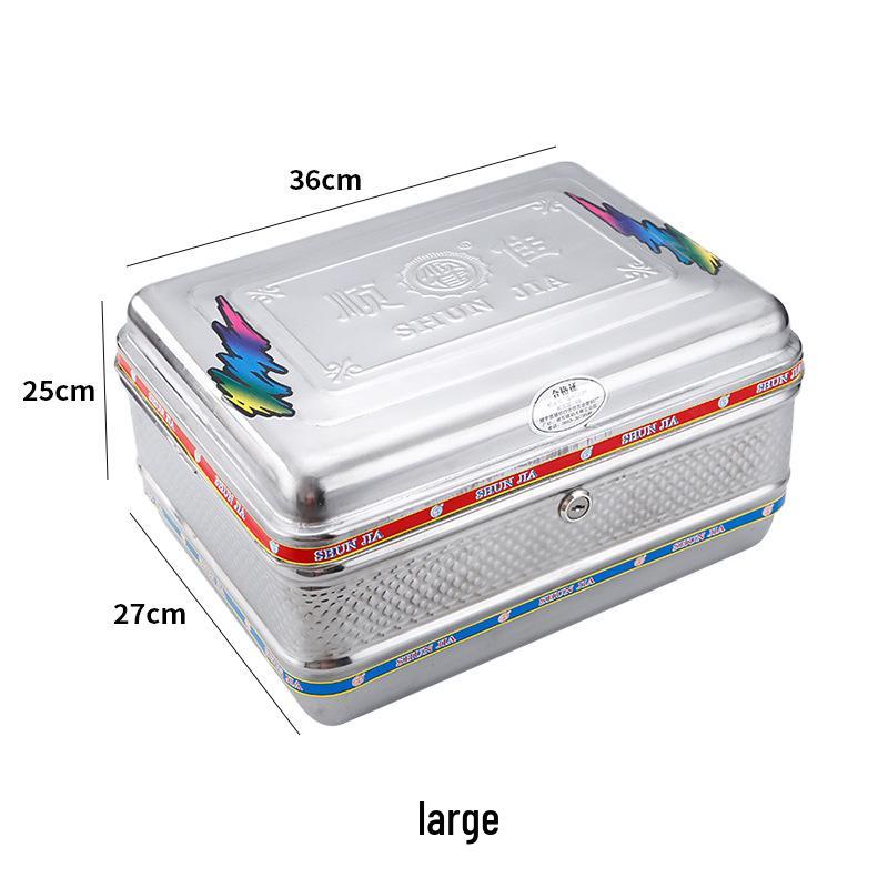 Premium Stainless Steel Motorcycle Tail Box with Thickened Screw Fixing