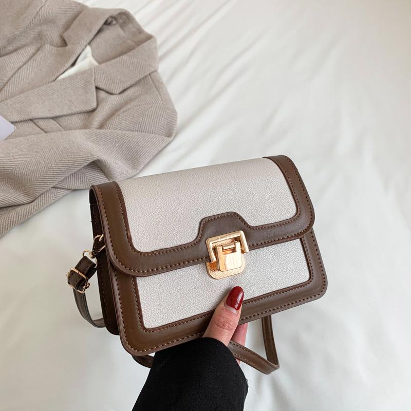 

Textured small bag women s 2025 new trendy fashion retro underarm small square bag spring popular shoulder bag messenger bag коричневый