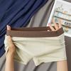3pcs Men's Underwear Retro Men's Flat Leg Pants Mid Waist Comfortable Breathable Square Leg Pants Boxer Brief