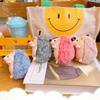 Cute Plush Hedgehog Pendant Soft Fluffy Hedgehog Doll Plush Keychain Cartoon Animal Pendant Student Couple Children Gift
