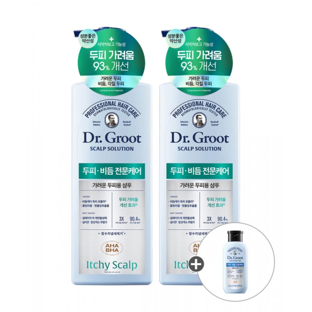 Dr.groot Scalp Solution Shampoo For Itchy Scalp 700ml X 2 NONE
