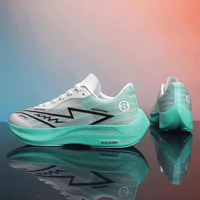 Fashion Tennis Sole Outdoor Mint Green Shoes Woven Men's Sports Tennis Luxury Brand Man Sneakers Hit Nice Wide Foot Top Luxury