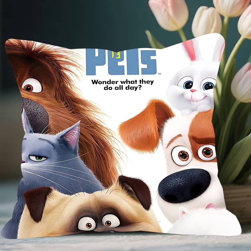 Подушки S-Secret Life Of Pets Подарки Предметы интерьера для дома и офиса Спальня Диван Автомобильная наволочка 45x45см 20x20Inch