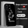Maneskin Cool Band Pattern Design Phone Case For Redmi Note 14 13 12 11 Pro Plus S 5G 14C A3 Soft Black Phone Cover