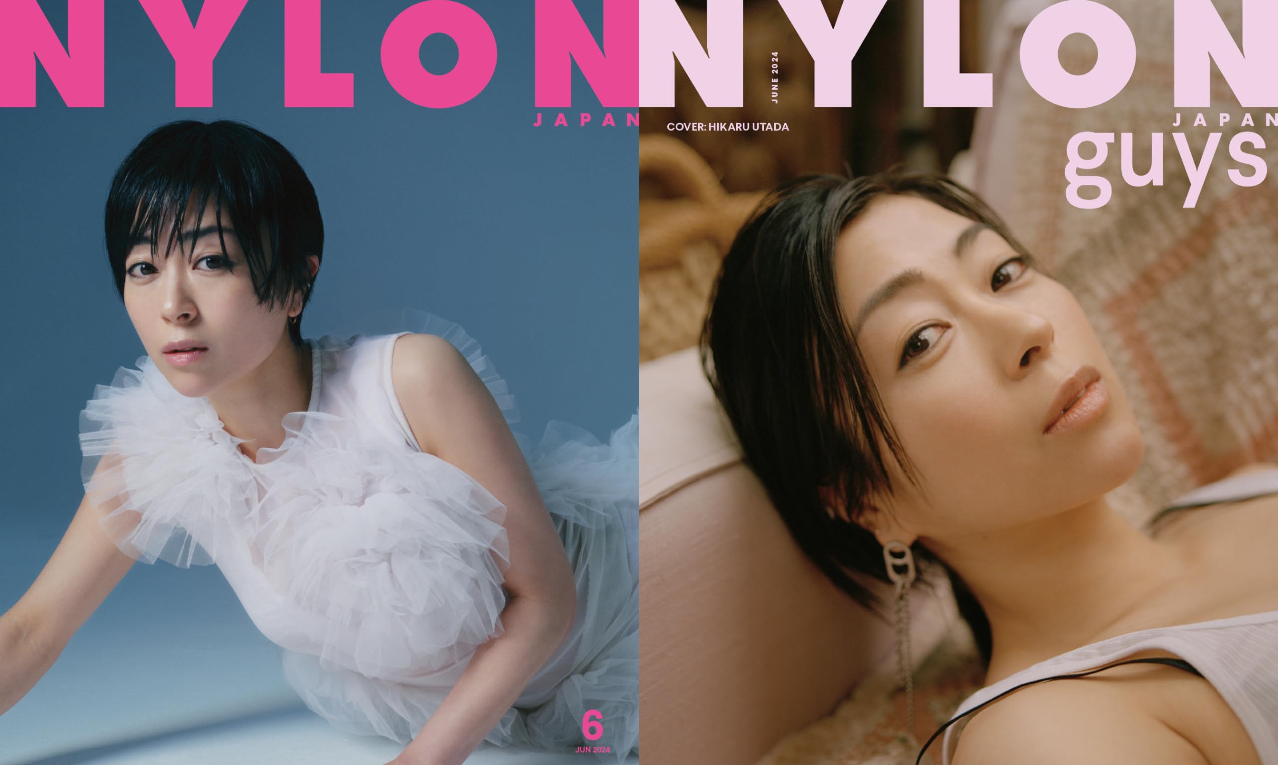 NYLON JAPAN Июнь 2024 Выпуск Утада [Журнал] [Двойная обложка Хикару]