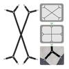 2 Piece Quick Install No Tool Sheet Holder Keep Bedding Tight On Mattress Adjustable Bed Sheet Tensioners For Home Use