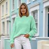 Women's Hollow Out Knit Pullover Sweater Casual