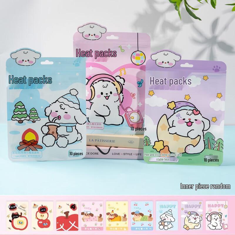 Jun Seventeen SW Cartoon Dog Heat Patches