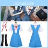 Gk-o Anime Ayanami Rei Asuka Langley Sohryu Uniforme Escolar Fantasia Cosplay Material Poliéster Autêntico Para Aparência do Personagem