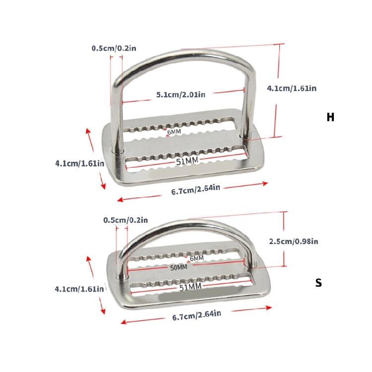 Universals Scubas Attachments Hardware Durability Stainless Steel Buckles and Straps Diving Gear Accessories