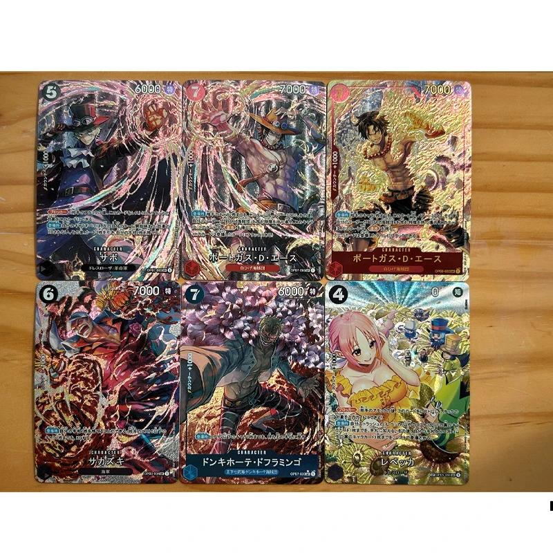 One Piece Diy Monkey Roronoa Zoro D Luffy Self Control Collect Signature Trading Flash Card Anime Cartoon Lovely Gift 63*88mm