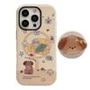 Cute Puppy Magnetic Holder for Apple 17 Phone Case for IPhone 16 for 13 Film 15 Promax Hard 14