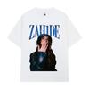Zahide Merch Graphic Print Unisex Fashion High‑Quality Pure Cotton Loose Short‑Sleeve Harajuku‑Style Women And Men T-shirt