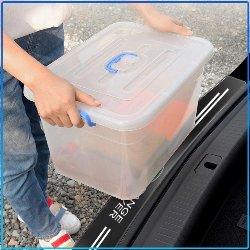 1Pcs Transparent Car Trunk Badge Protective Sticker Car Accessories For Land Rover Freelander 2 L2 L319 L462 LF Range Sport Evoque L322 Discovery 2 3