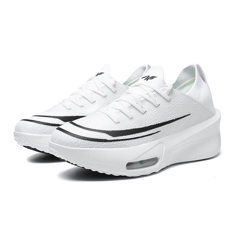 2025 Spring New Running Shoes Male and Female Students Marathon Mesh Breathable Fitness Air Cushion Shock Absorption Ultra-light Sports Shoes