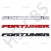 3D ABS FORTUNER Letters Emblem Logo Stickers Fortuner Car Front Hood Grill Emblem Rear Trunk Badge Car Styling Accessories