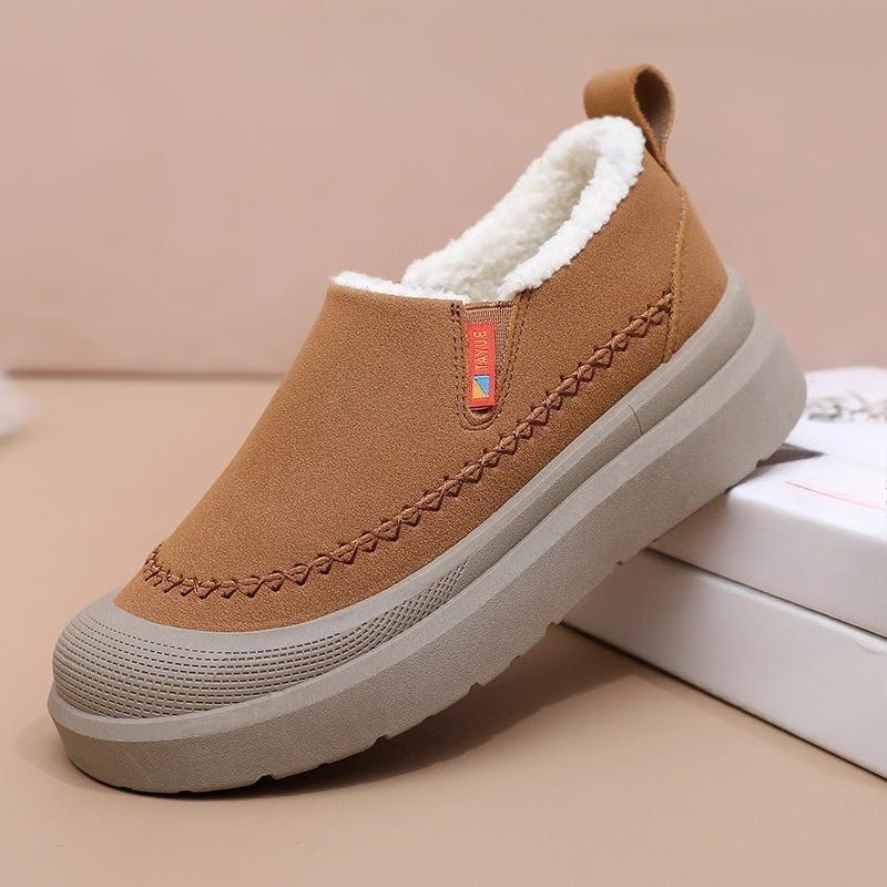 Buty damskie, Buty bawełniane, Modne i wszechstronne, Antypoślizgowe buty śniegowe, Codzienne buty wsuwane