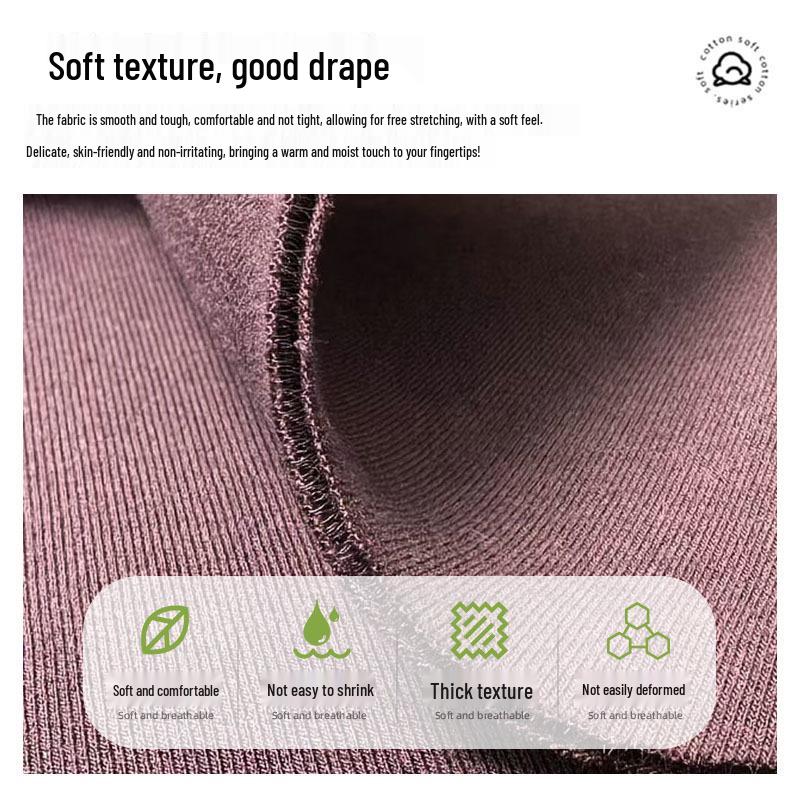Double-Sided TR Interwoven Air Layer Cotton Elastic Sweatshirt Knit Fabric with Fishing Line