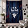 Red Bull Racing Wandteppich Heimdekoration Wandbehang Tuch für Schlafzimmer Wohnzimmer Hintergrund