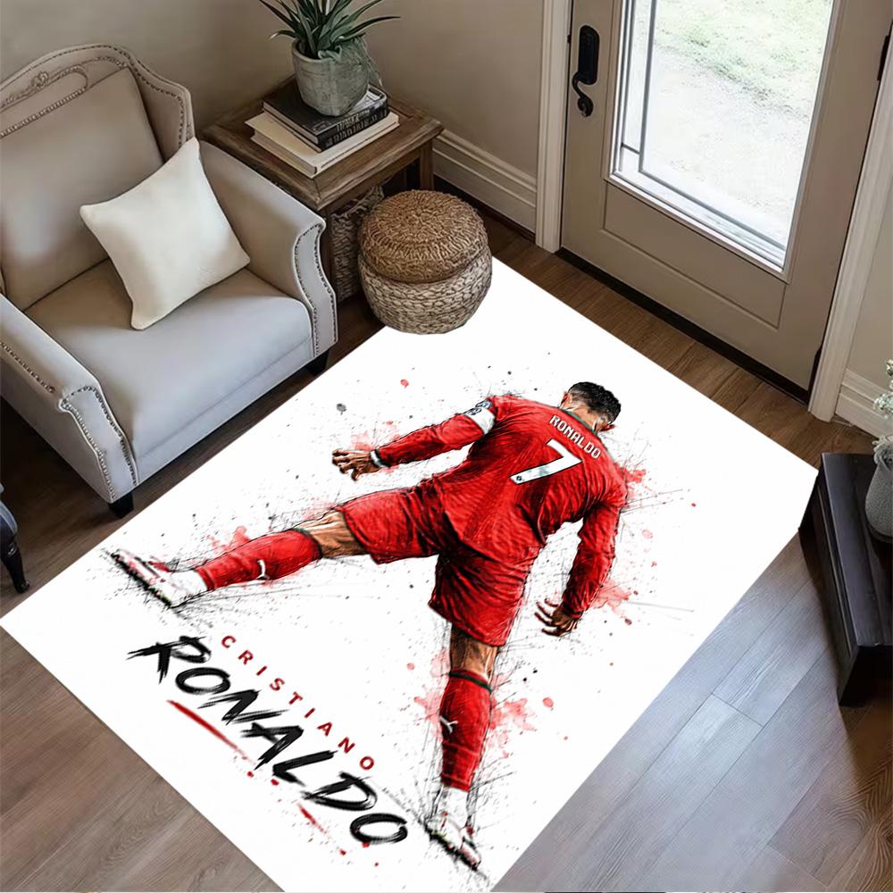 Ronaldo's Champions Moment Floor Mat Perfect for Decorate room Dining Room Bedrooms Game Room Antislip Carpet Office home decor Spiritual Gift