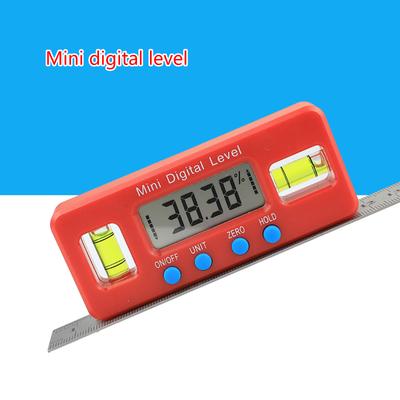10cm Multifunction Magnetic Digital Level Meter Accurate Measurement Woodworking Tool Inclinometer Balancer Angles Ruler