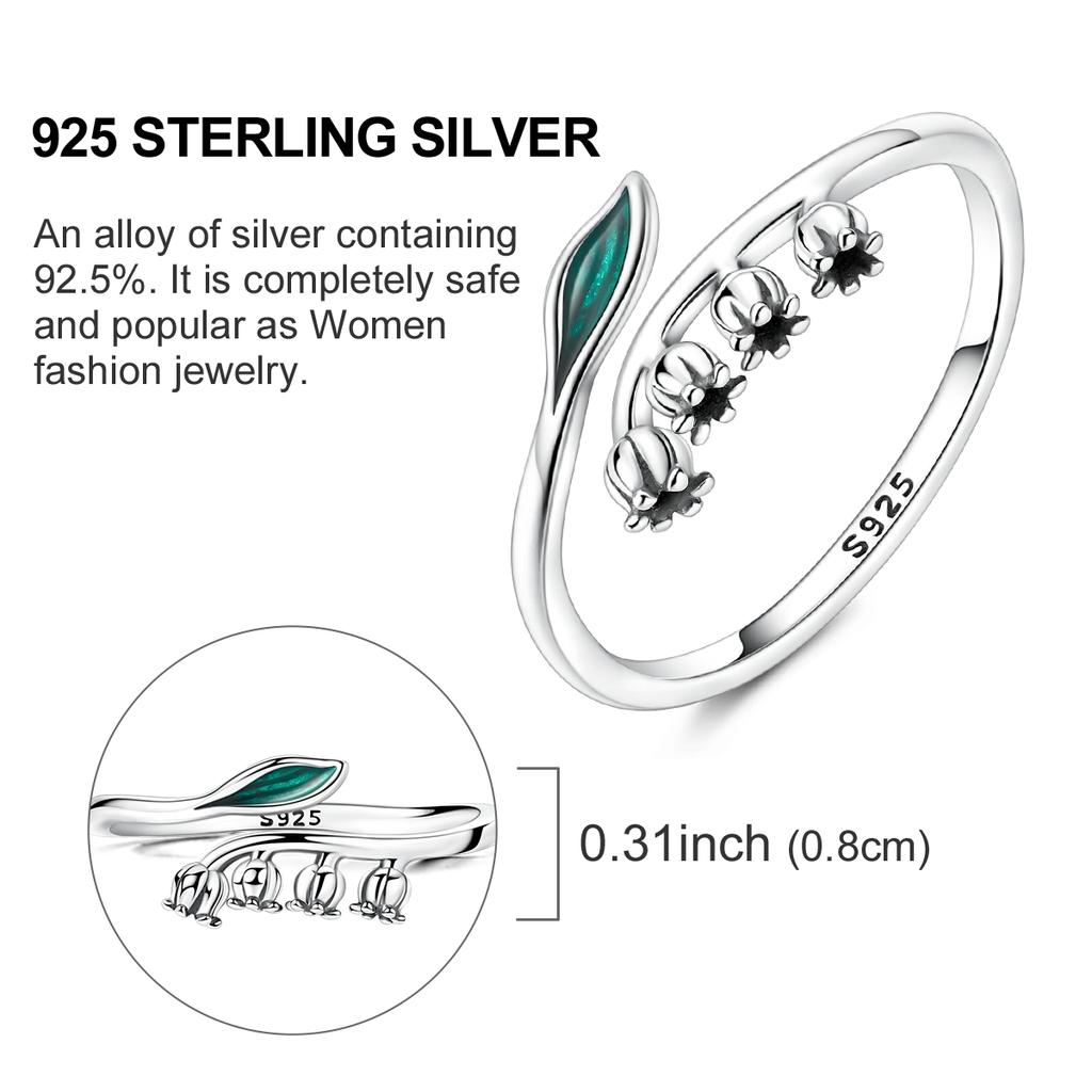 Ring copper Flower Open Ring Ideal For Woman Fashion Jewellery Engagement Wedding Gift High Quality Durable Material