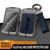 Zinc Alloy Car Key Cover Case Shell For Renault Duster Captur Clio Logan Megane 1 2 3 Koleos Scenic For Renault RS Key Holder
