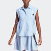 Adidas CITY ESCAPE Vests Women's Blue Lapel Moderate Other IA2138