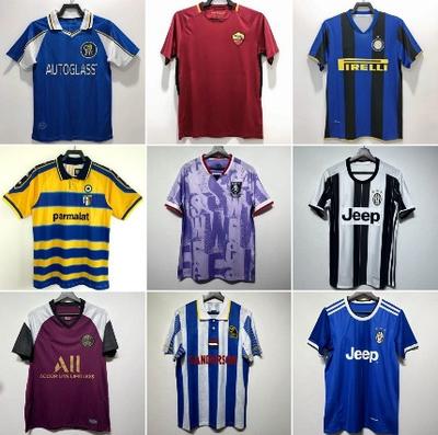Maillot de football vintage Juventus Paris Chelsea Roma Parma Inter Milan Portugal Brésil Maillot Gremio