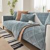 Solid Plaid Sofa Cover for Living Room Slipcover Sofa Couch Protective Cover Towel Anti-Slip Sofa Cushion Cover Mat 1/2/3/4 Seat