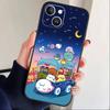 F-Sumikko Gurashi Phone Case For iPhone17,16,15,14,13,12 Plus,Max Soft Silicone Black Cover