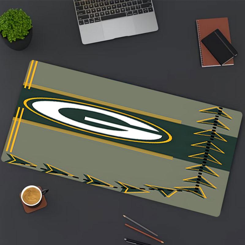 Green Bay Packers Print Mouse Pad, for Keyboard Pad Laptop PC Mat for Office Home Use, Desk Decor, Perfect Birthday Gift for Gamers