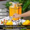 Water Dispenser Tap - 304 Stainless Steel Food Grade Replacement Tap - Leak Proof Faucet Tap for Beverage Dispenser - Steel Tap for Glass Pitcher