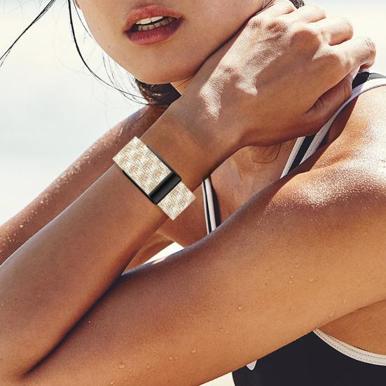 Fitness náramek Elastický Prodyšný Nastavitelný Snadná instalace Sportovní náramek Měkký chránič Hodinky