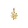 Shine Lucky Four Leaf Clover Pendant Women's Gold 367935CZ