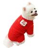 Warm Winter Pet Jumpsuit Small Dogs Cats - Thick Fleece-Lined 4-Legged Outfit In Lion Design