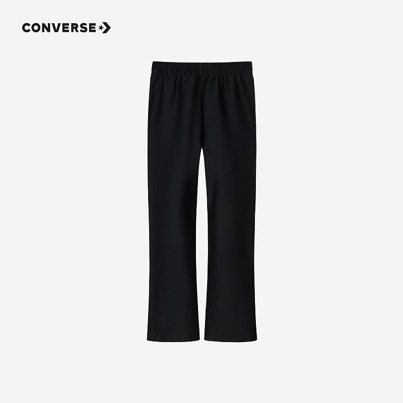 Длинные расклешенные джинсовые брюки для девочек Converse 120/56(6) чёрный