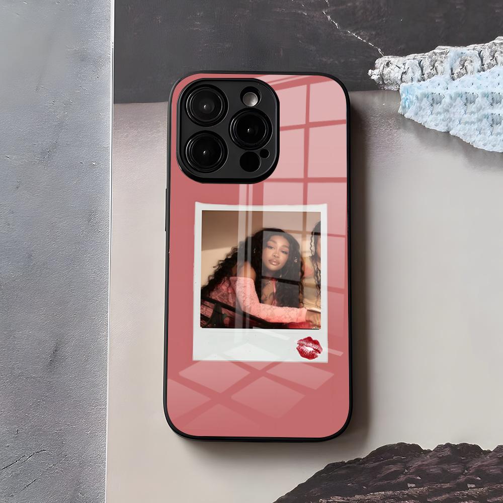 Singer SZA Lana Phone Case For IPhone 17 Air 16 E Pro Max 15 14 13 Mini 12 Pro 11 Max Plus Black Glass Cover