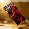 Flame Atmosphere Simplicity High-end Electroplating Glass PhoneCase for Samsung Galaxy S26 S25 S24 S23 S22 S21 FE Ultra Plus