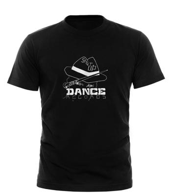 Shut Up and Dance Schallplattenlabel T-Shirt Rave House Jungle Breakbeat Hardcore