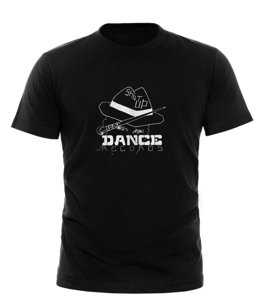 Shut Up and Dance Record Label T Shirt Rave House Jungle Breakbeat Hardcore