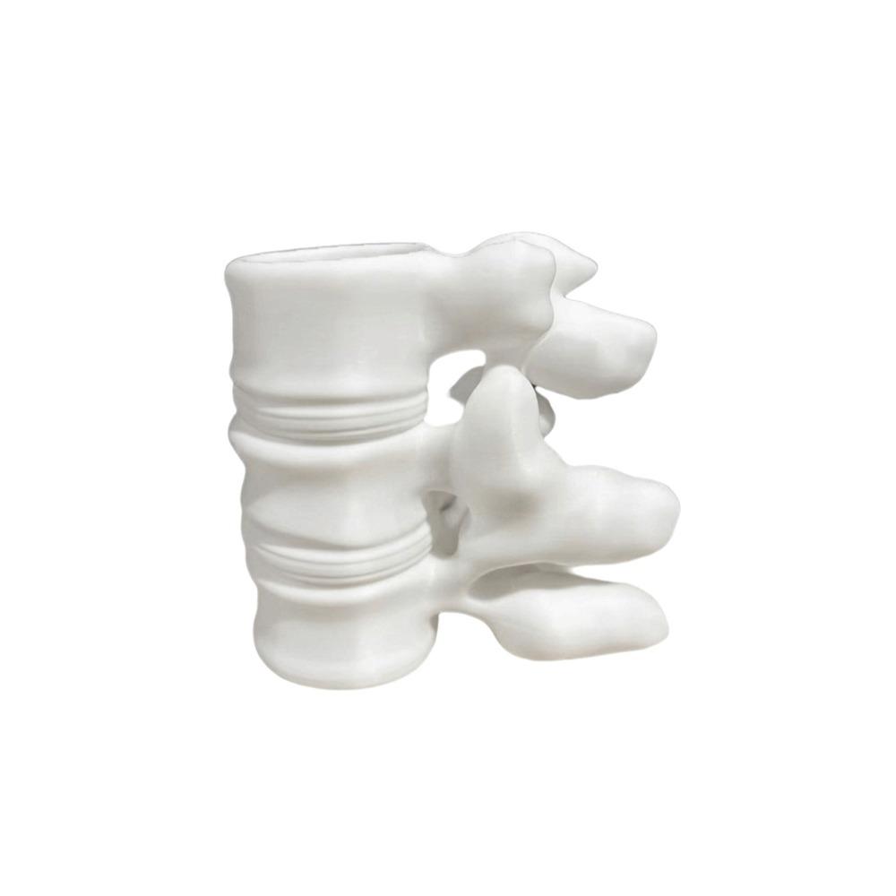 Plastic Spine Shape Pen Holder Funny Simulation Spine Brush Holder Spine 3D Vase  Orthopedic Gift