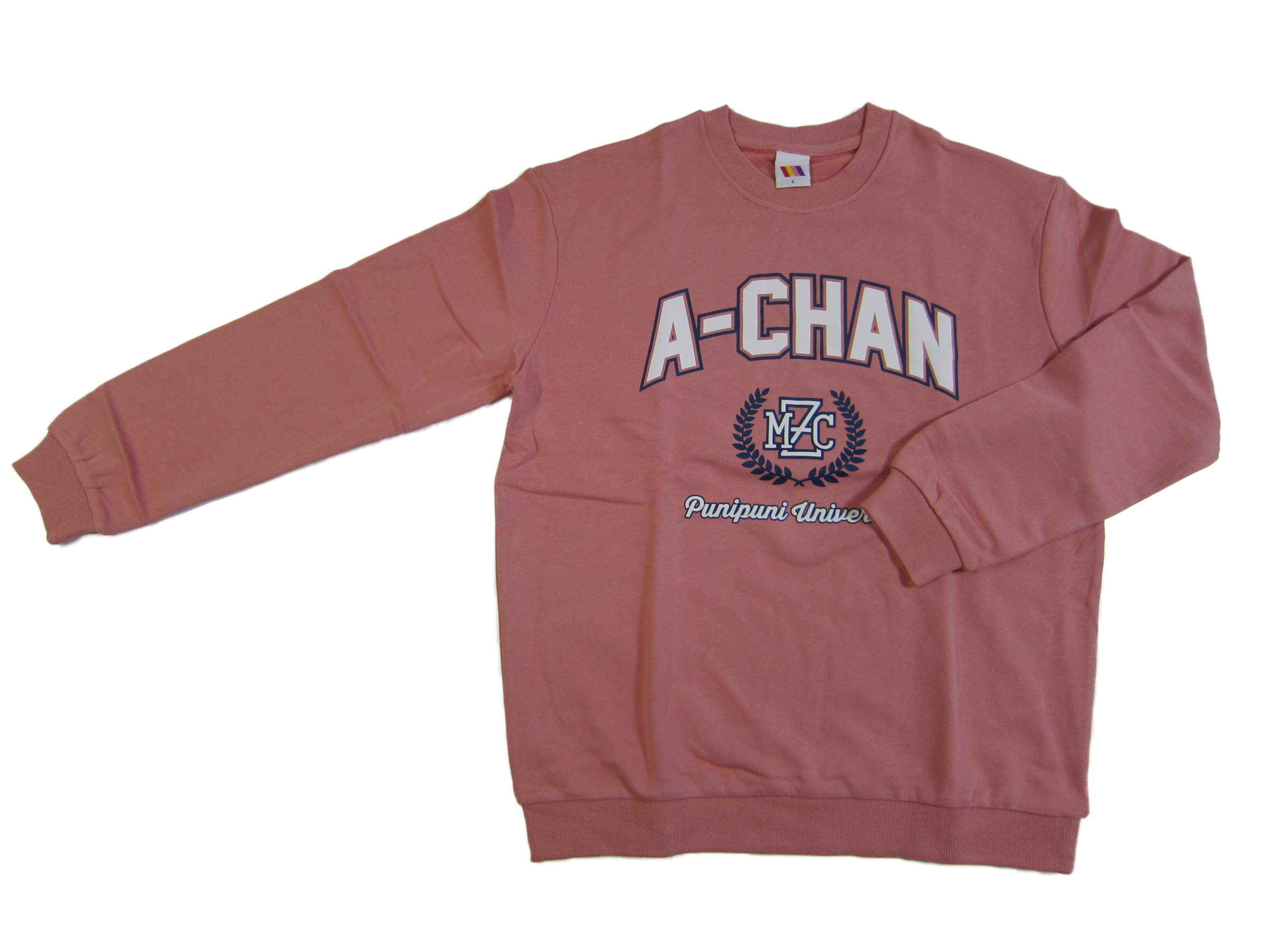 

Momoiro Clover Z Official Merchandise: Momoclo 2020-2021 Winter Merchandise College Sweatshirt [Ayaka Sasaki Pink] Size L