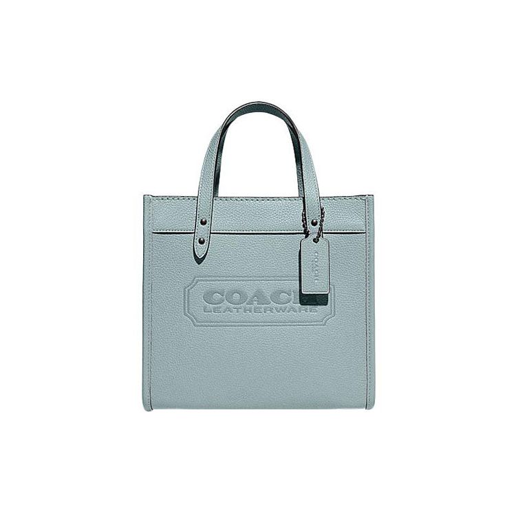 

Coach Field 22 Solid Color Leather Tote Bag Women Tote Bags Aqua-Blue CA089-V5AQU Basic Set (Bag+Dust Bag)