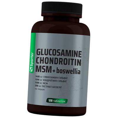Chondroprotektor für Gelenke, Glucosamin Chondroitin MSM + Boswellia, 120 Tabletten (03584001)